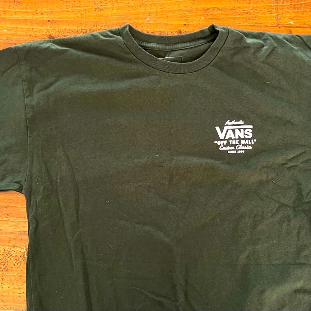 Green Vans mens tshirt